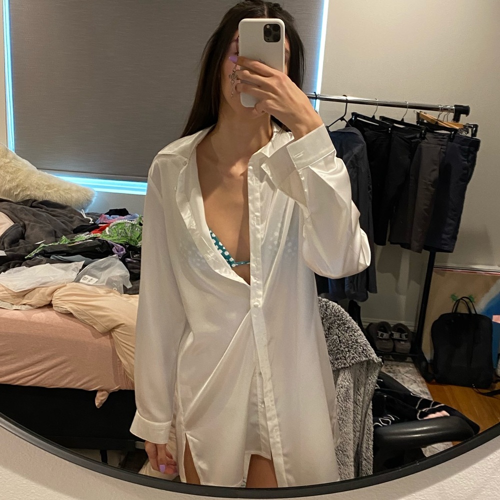 Princess Polly White Dress Shirt